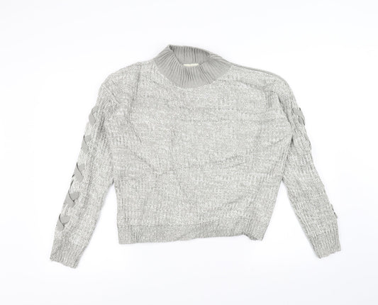 Papaya Womens Grey   Pullover Jumper Size S