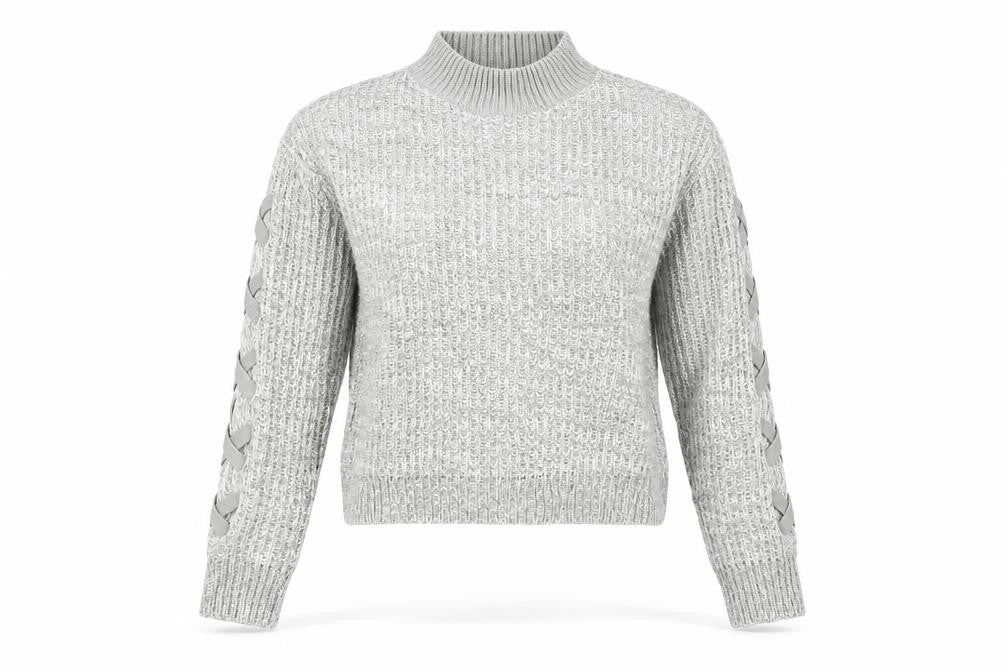 Papaya Womens Grey   Pullover Jumper Size S