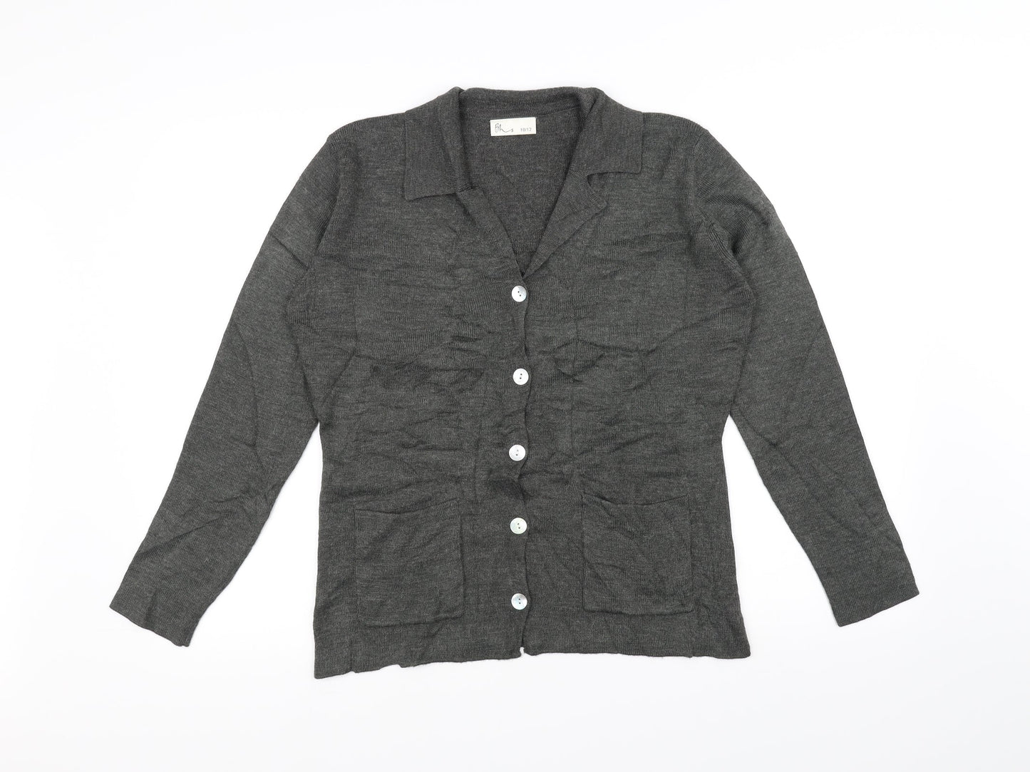 BHS Womens Black   Cardigan Jumper Size 10