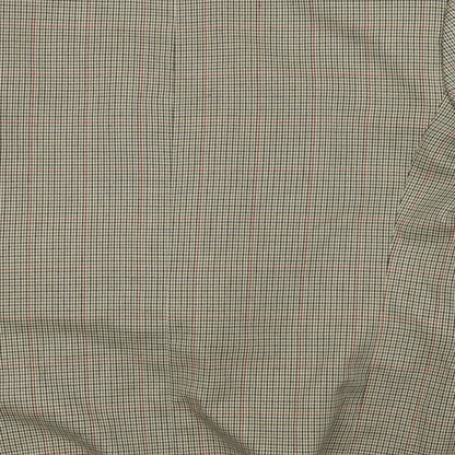 Brand and care label for Avenue men’s white check jacket suit jacket
