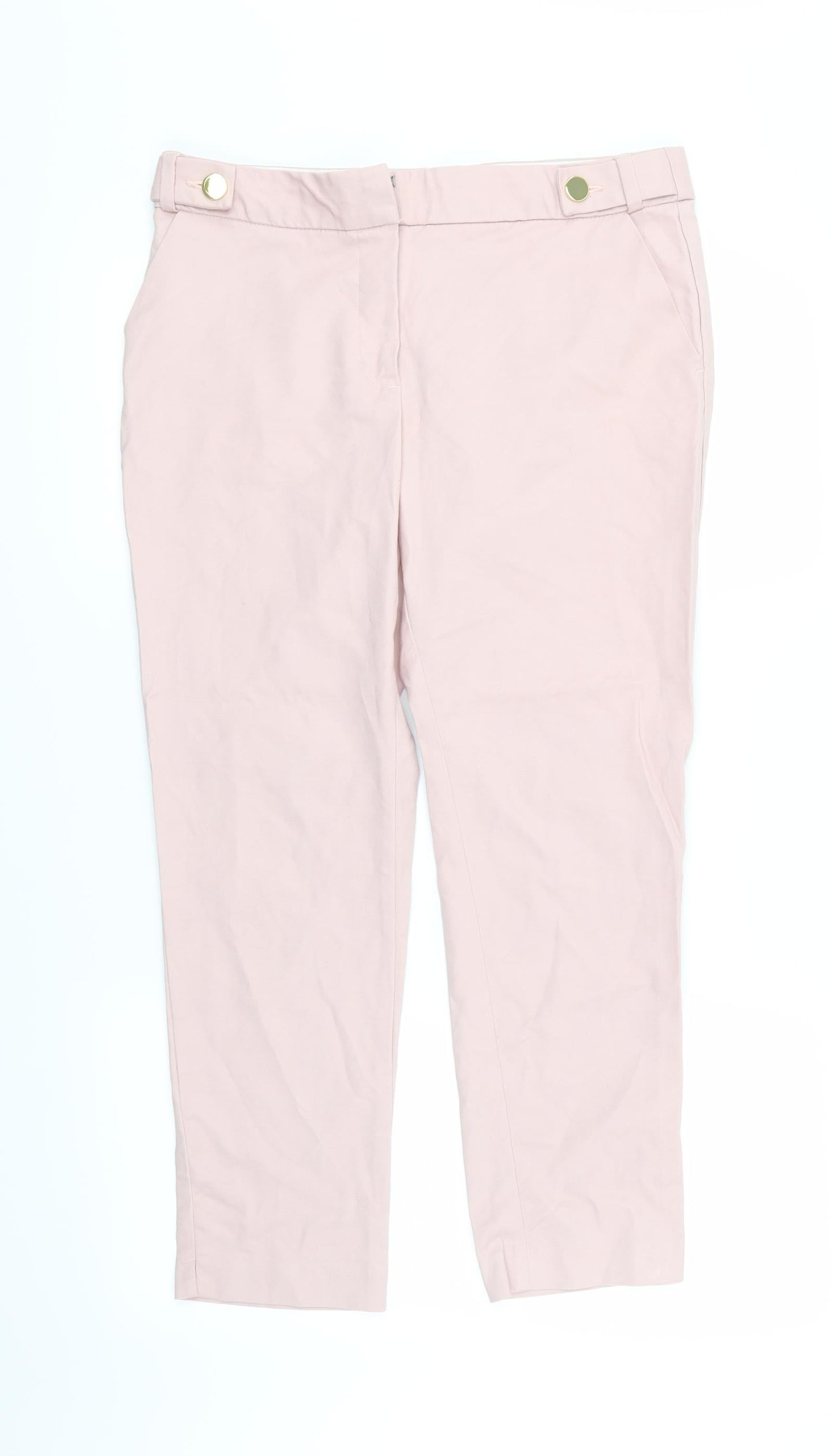 F&F Womens Pink   Trousers  Size 12 L25 in