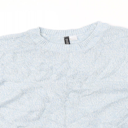 Close-up detail of Divided women’s blue jumper, size L