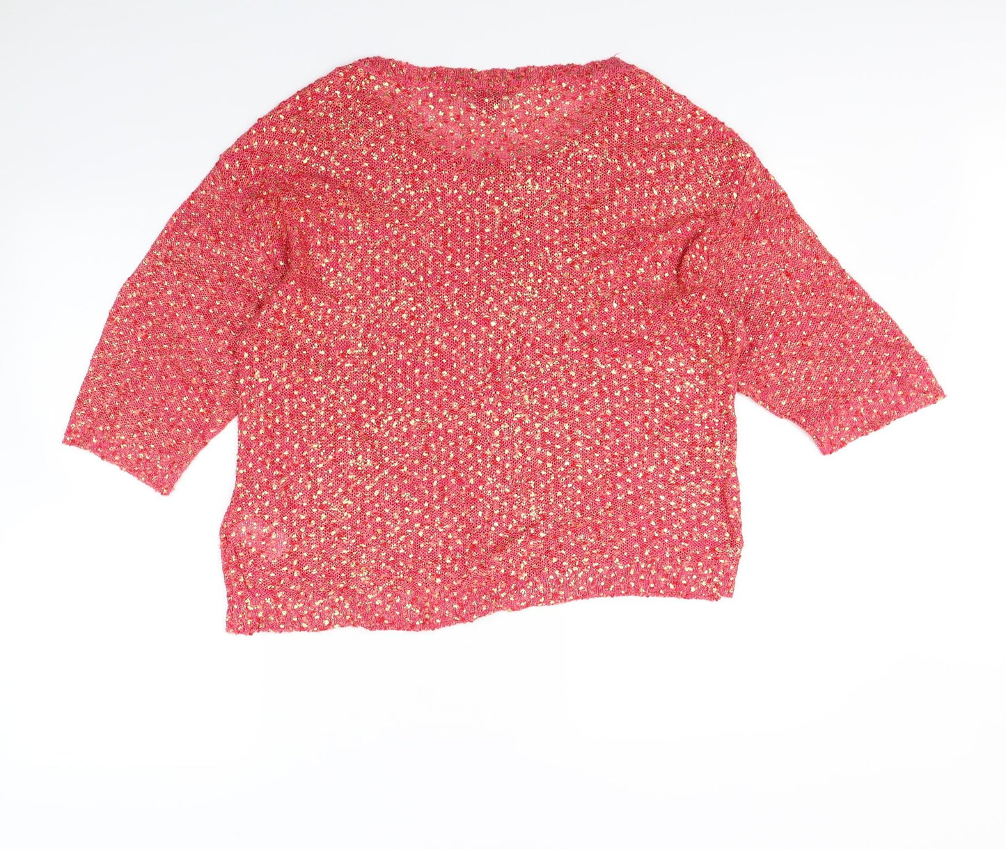 H&M Womens Pink   Pullover Jumper Size M