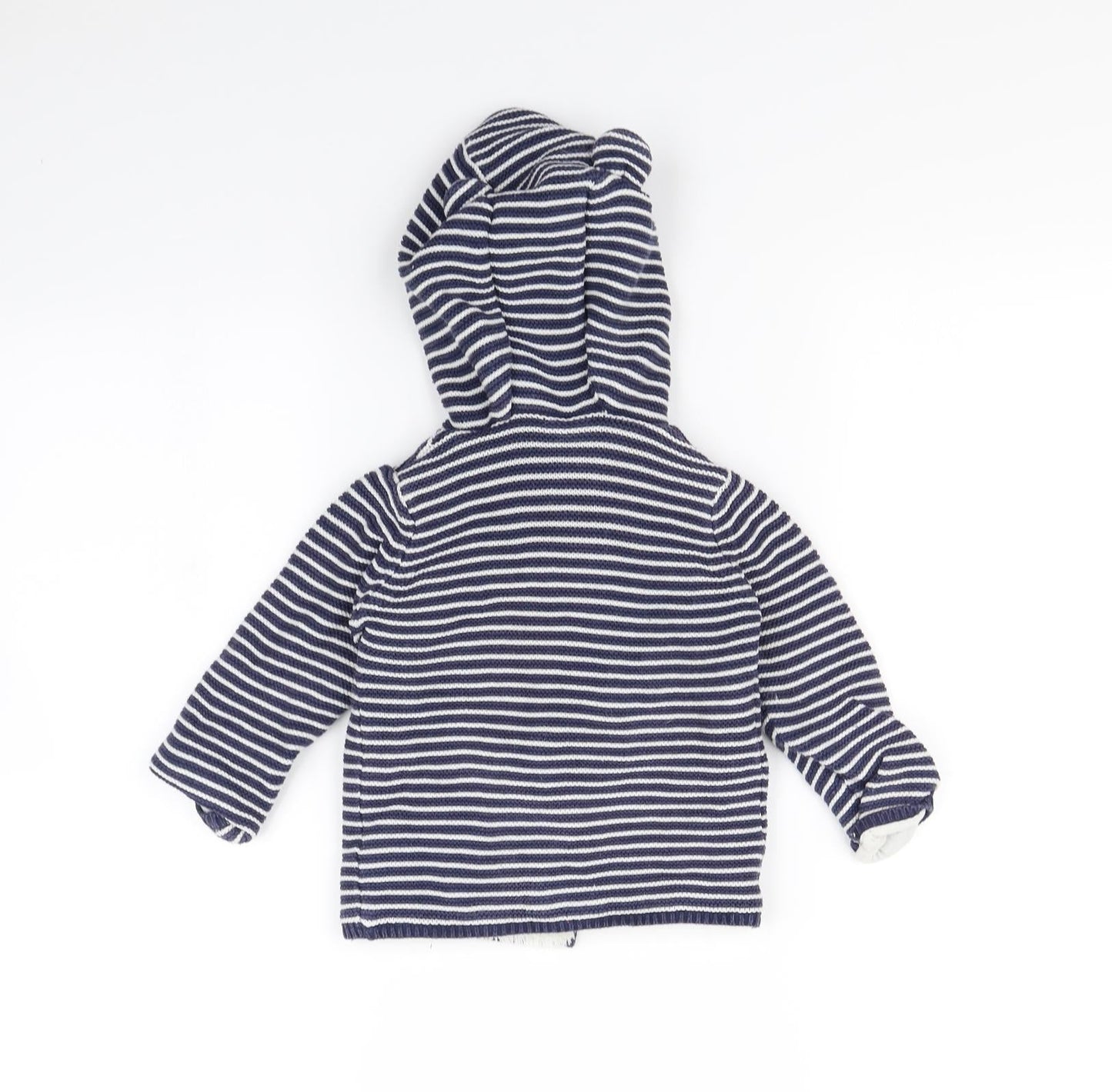 Fred & flo Baby Blue Striped  Jacket  Size 9-12 Months