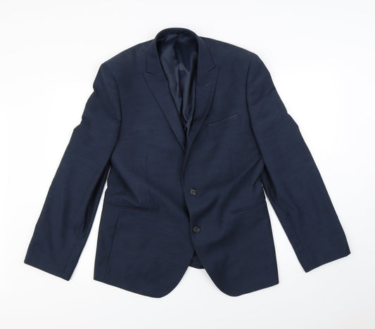 Preworn Mens Blue    Blazer Size S