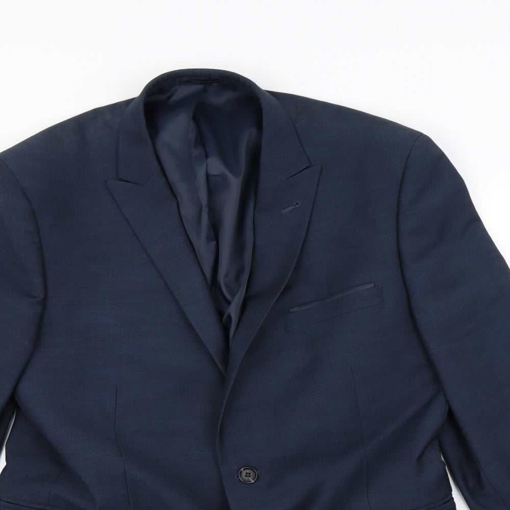 Preworn Mens Blue    Blazer Size S