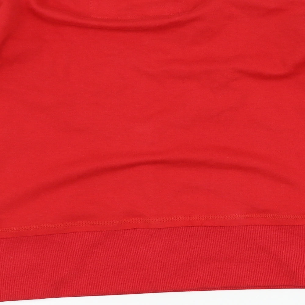 New Look Womens Red   Pullover Sweatshirt Size 14