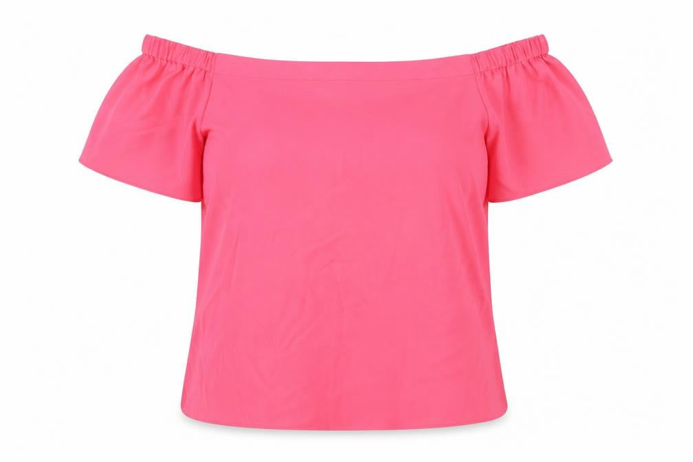 George Womens Pink   Basic Blouse Size 8