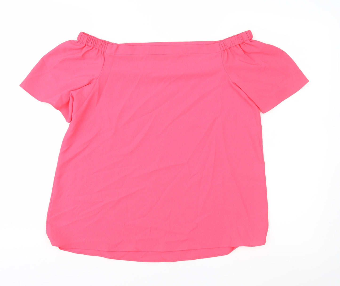 George Womens Pink   Basic Blouse Size 8