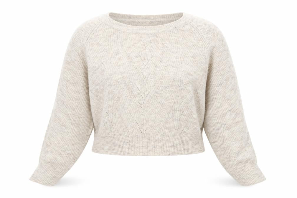 Kaisley Womens Beige  Knit Pullover Jumper Size S