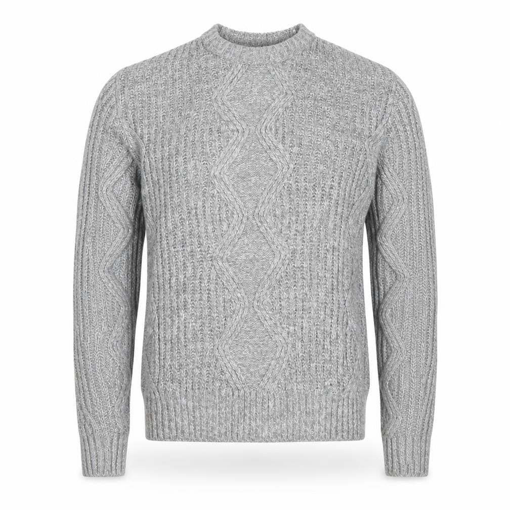 Topman Mens Grey  Knit Pullover Jumper Size S
