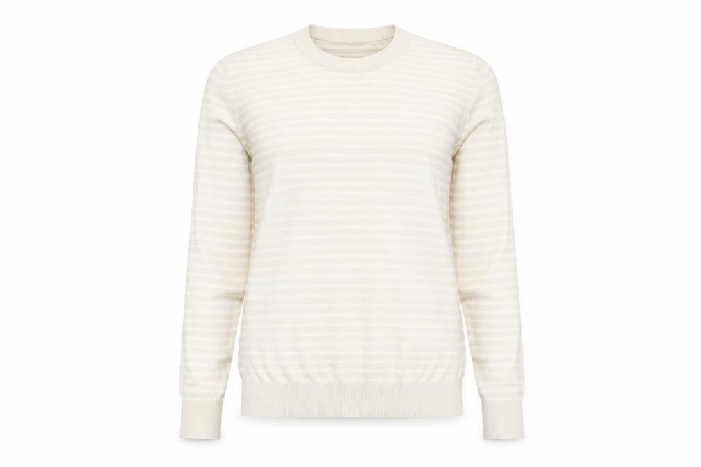 Gap Womens Beige Striped Knit Pullover Jumper Size S