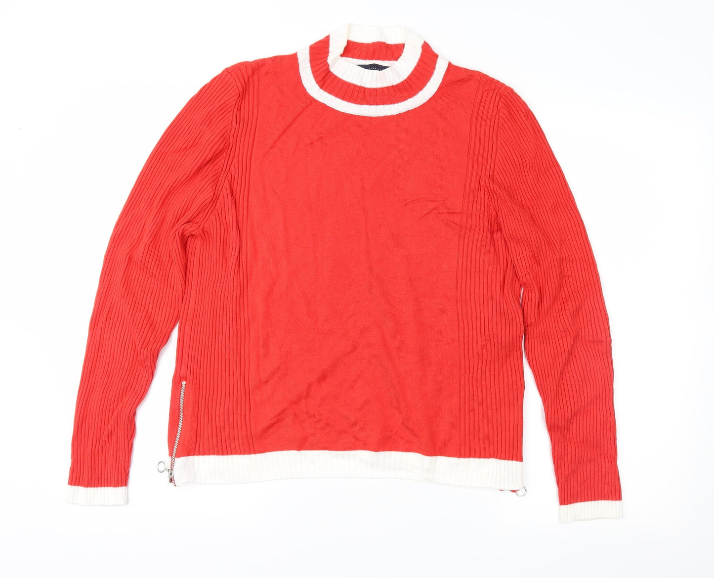 Marks and Spencer Womens Red  Knit Pullover Jumper Size 18