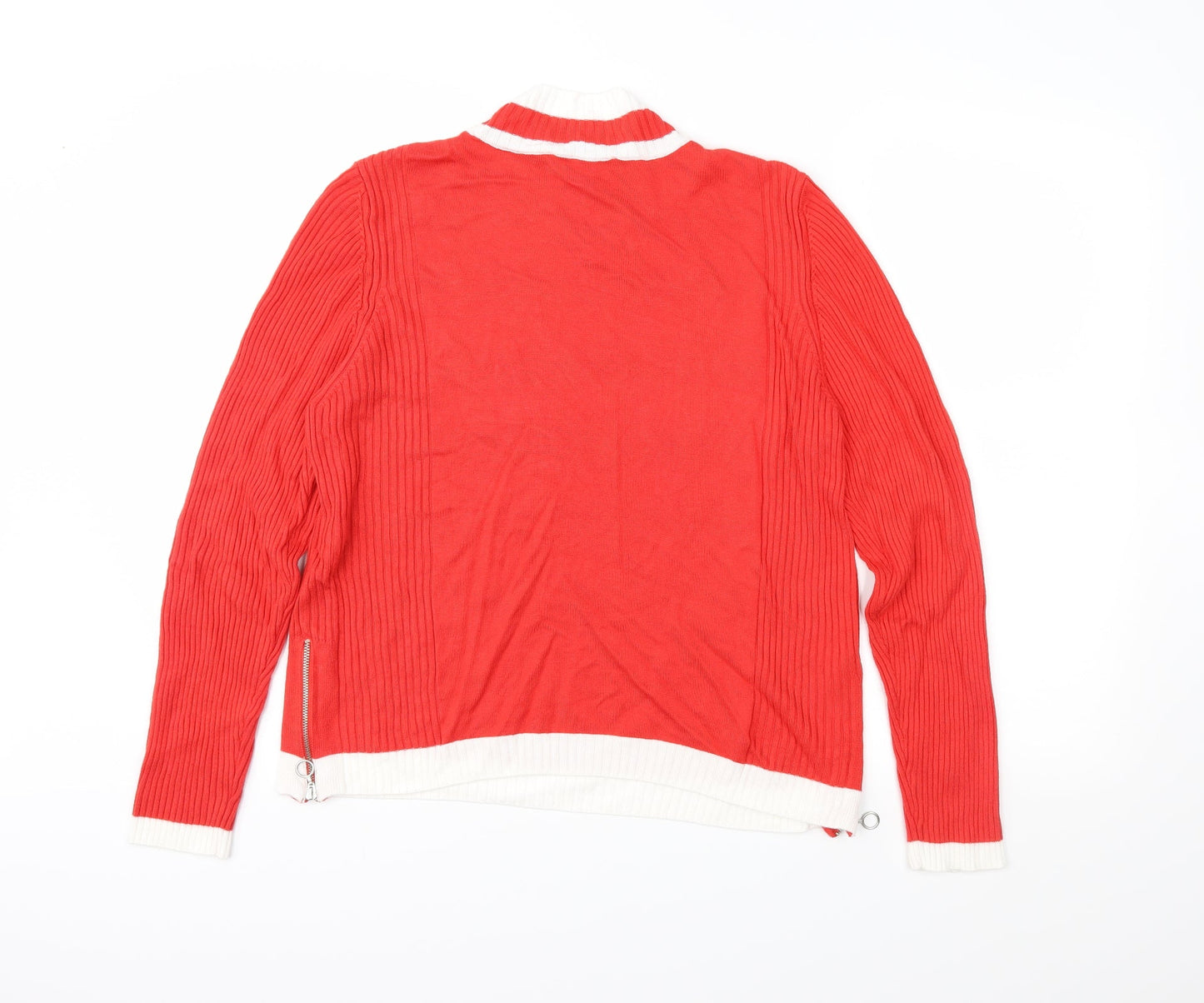 Marks and Spencer Womens Red  Knit Pullover Jumper Size 18