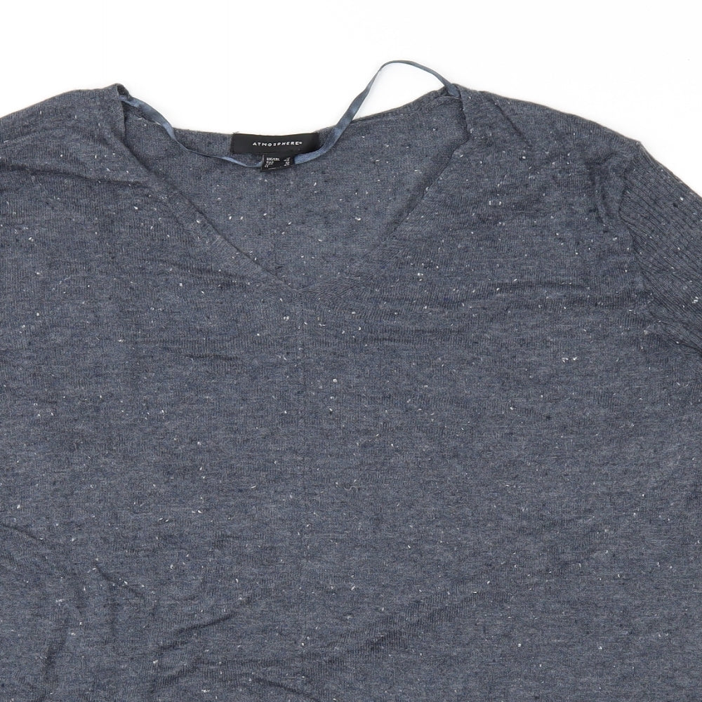 Atmosphere Womens Blue  Knit Pullover Jumper Size 16