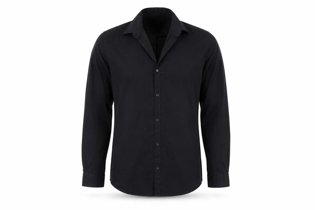 Cedarwood State Mens Black Button-Up Size 15