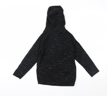 Back view of George boys’ grey full zip hoodie, size 7-8, years