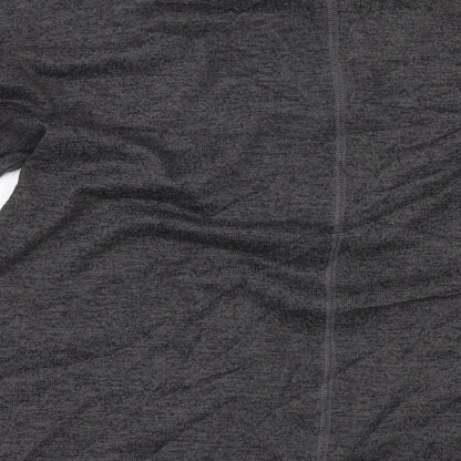 Brand and care label for Next women’s grey basic t-shirt, size UK 10
