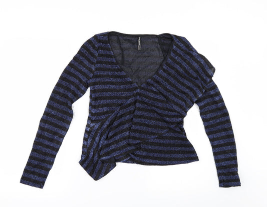 Zara Womens Blue   Pullover Jumper Size M