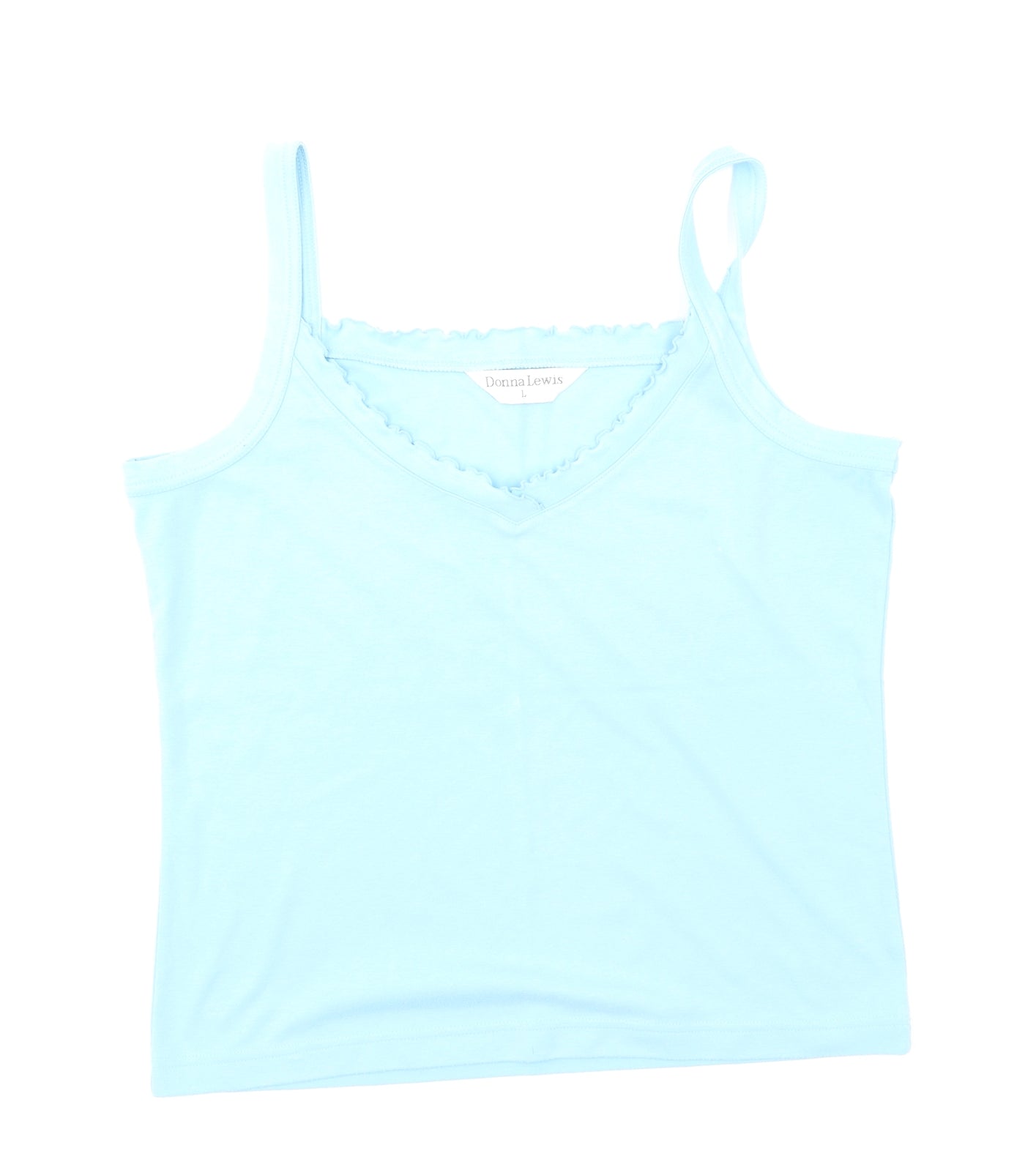 Donna Lewis Womens Blue   Camisole T-Shirt Size L