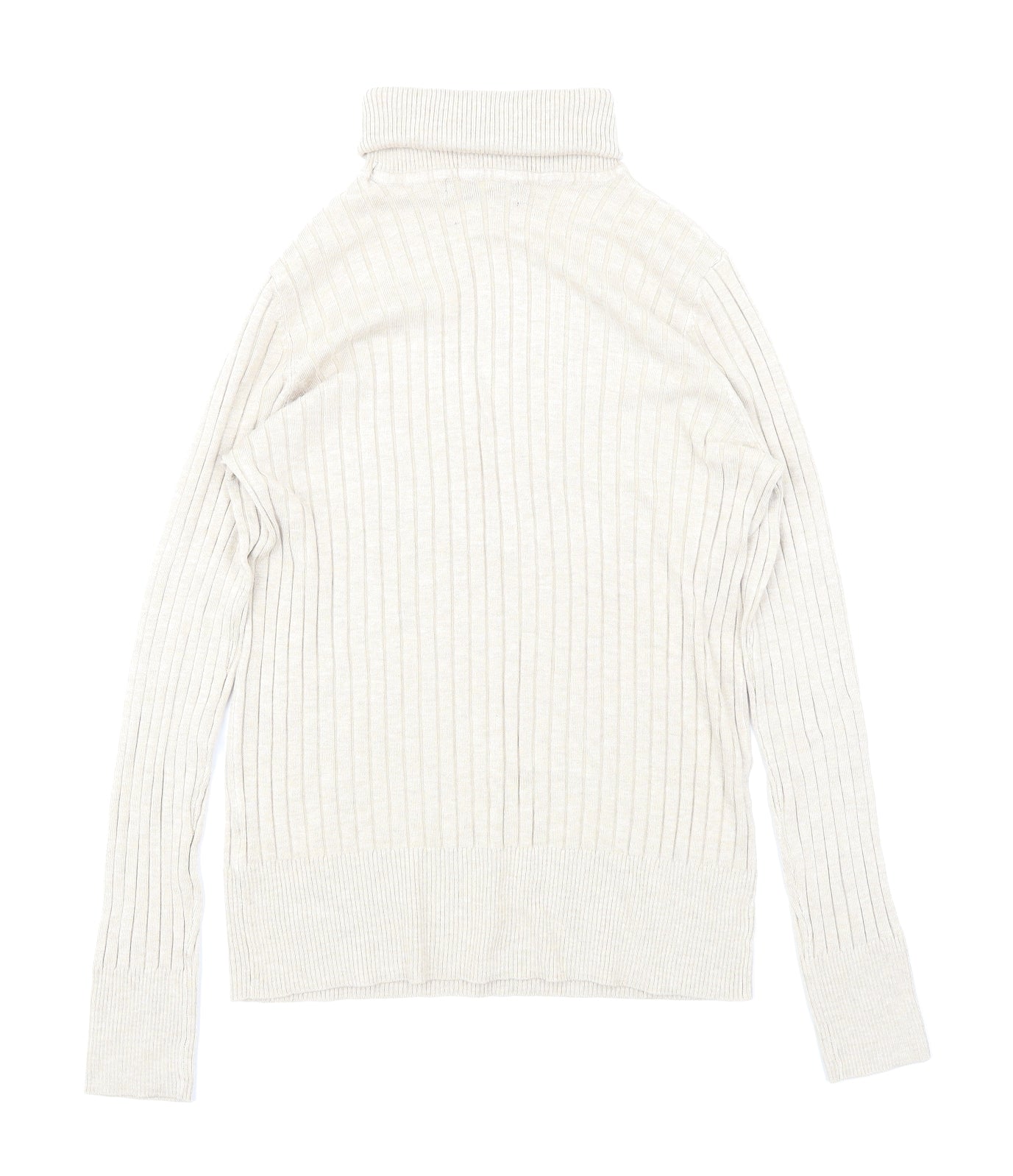F&F Womens Beige  Knit Pullover Jumper Size 12