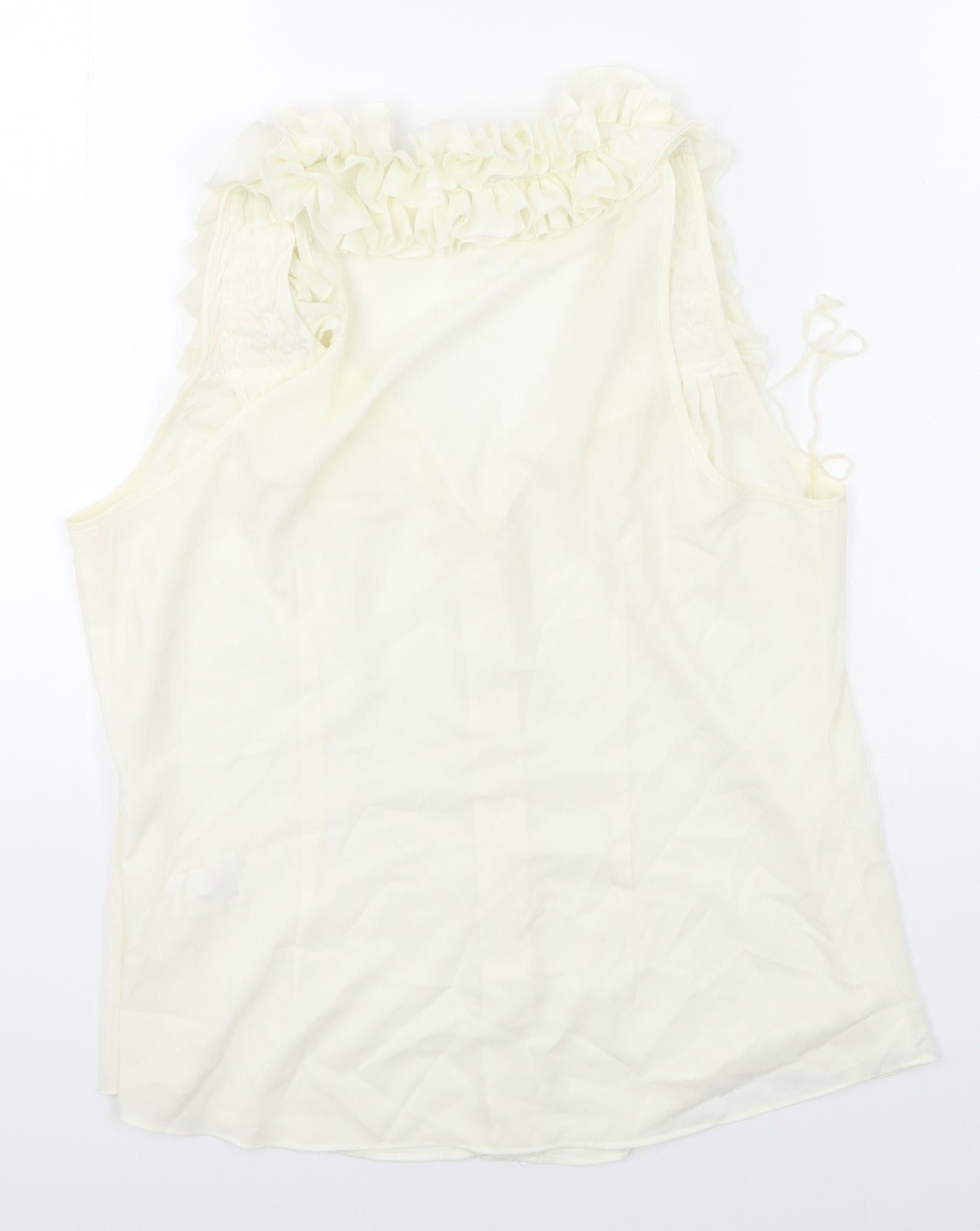 Spense Womens White   Basic Blouse Size L