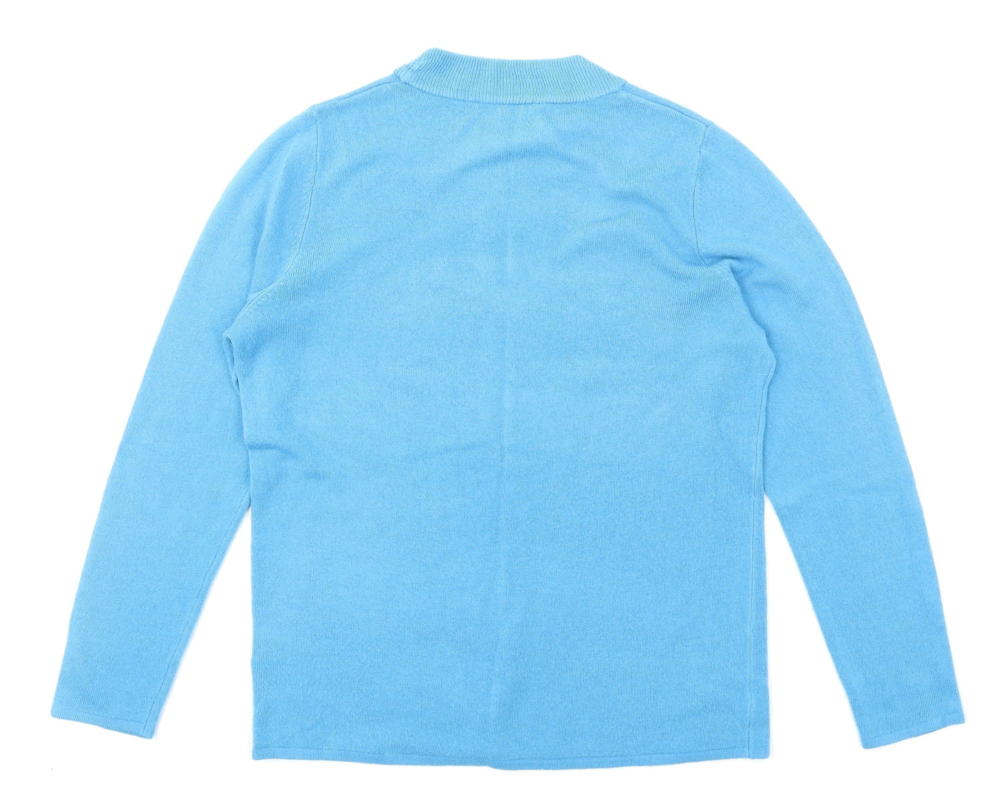 Bon Marché Womens Blue  Knit Pullover Jumper Size 12