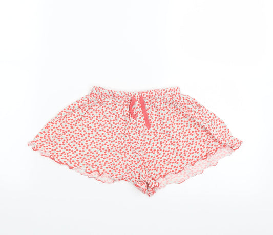 NEXT Girls Pink Solid   Sleep Shorts Size 2-3 Years  - cherry print