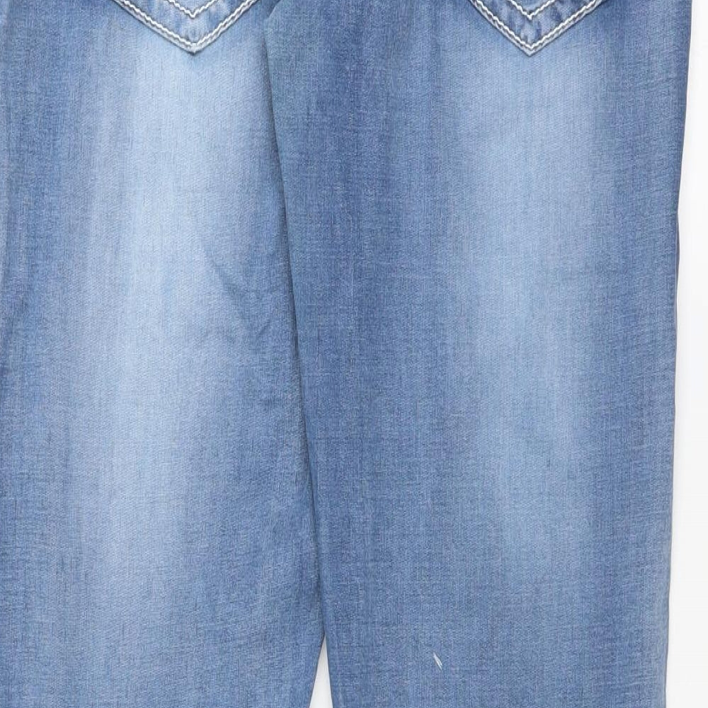 Preworn Womens Blue  Denim Skinny Jeans Size 32 in L30 in