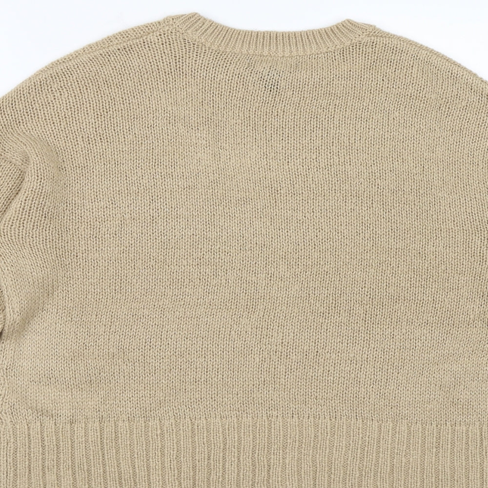 New Look Womens Beige   Pullover Jumper Size S