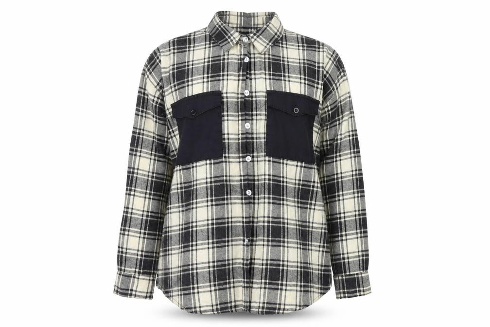 HEARTBREAK Womens Multicoloured Check  Basic Button-Up Size 8