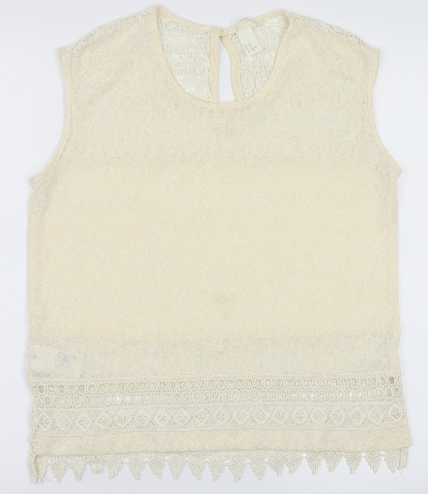 H&M  Womens Ivory   Basic T-Shirt Size XS