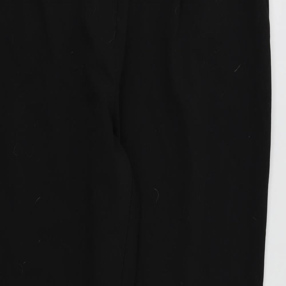 Preworn Womens Black   Trousers  Size 16 L26 in