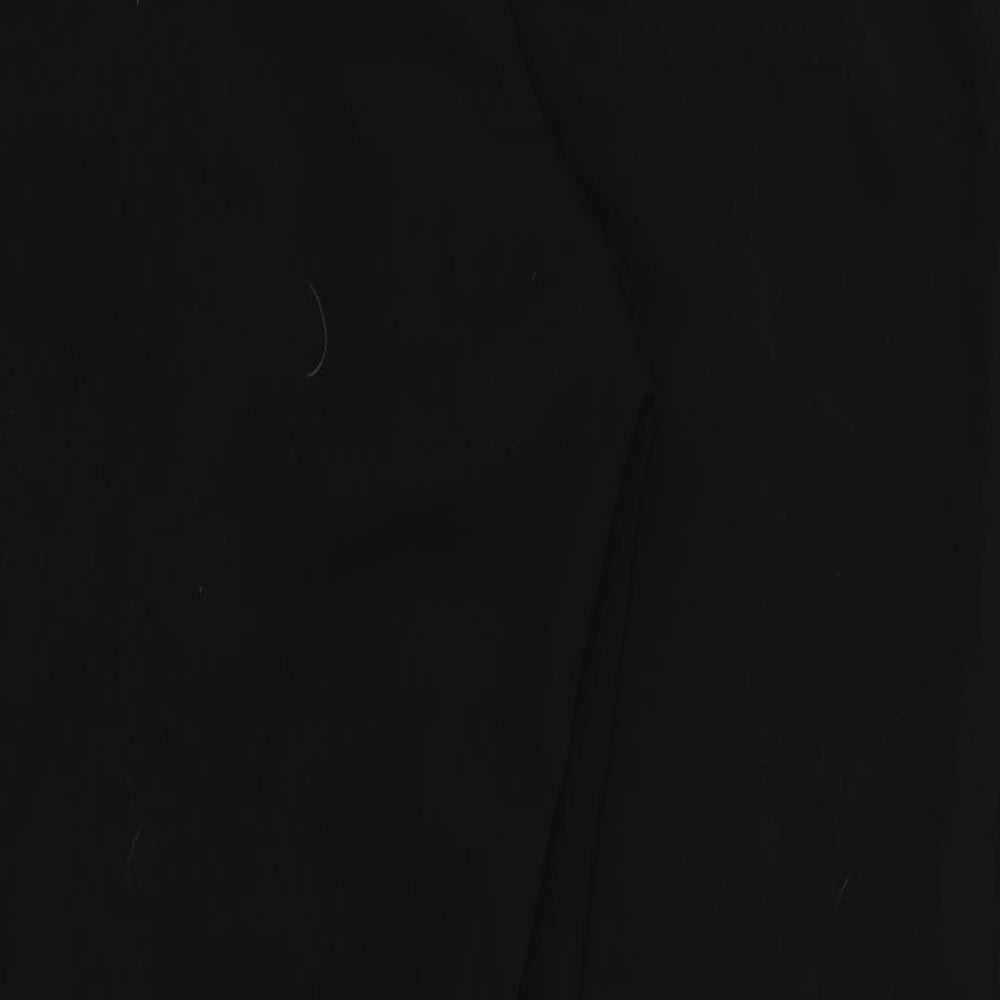 Preworn Womens Black   Trousers  Size 16 L26 in