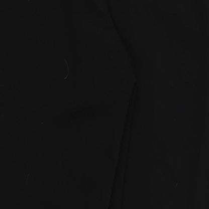 Brand and care label for Preworn women’s black trousers, size UK 16, 26-inch leg