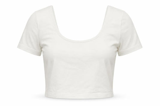 ASOS Womens White   Cropped T-Shirt Size 4