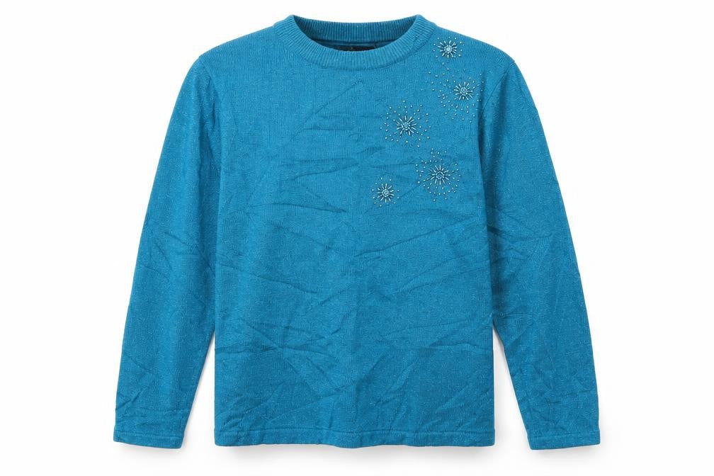 Bonmarché Womens Blue Pullover Jumper Size S