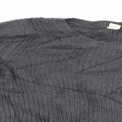 Close-up detail of Gap women’s grey jumper, size XS