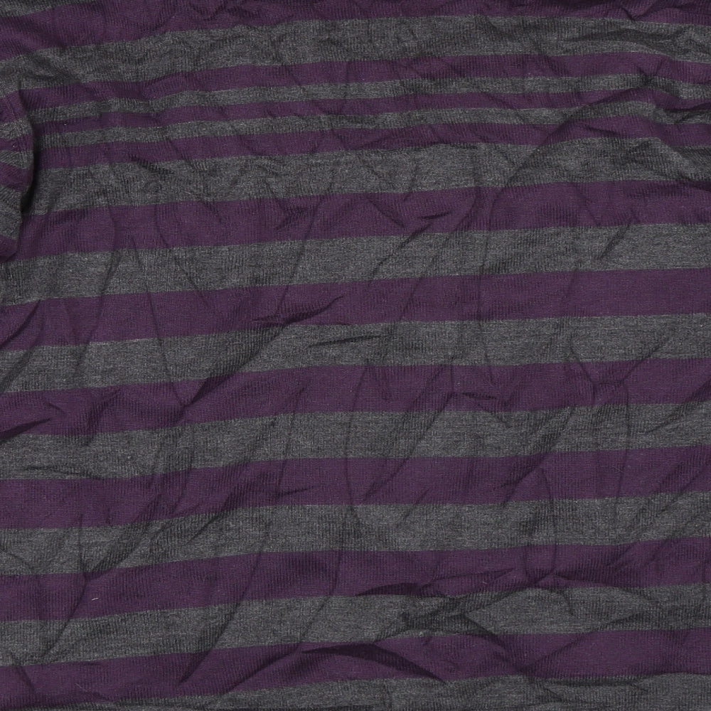 Philosophy Blues Original Mens Purple Striped  Pullover Jumper Size M