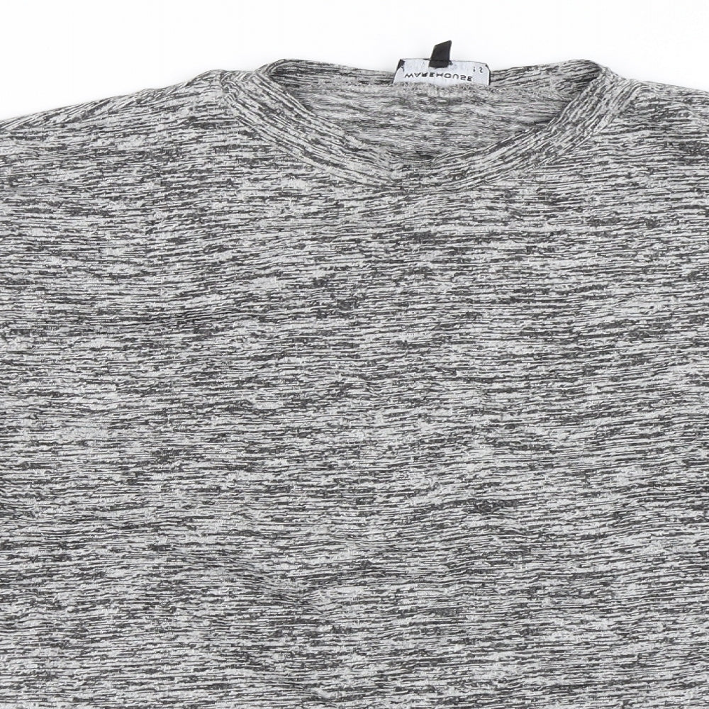 Warehouse Womens Grey   Pullover Jumper Size 12