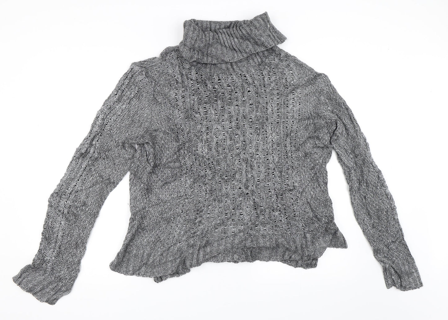 Paper Denim & Cloth Womens Grey   Pullover Jumper Size M