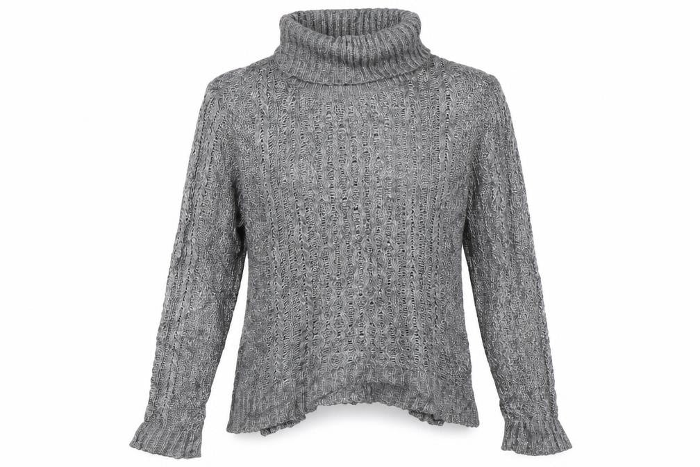 Paper Denim & Cloth Womens Grey   Pullover Jumper Size M
