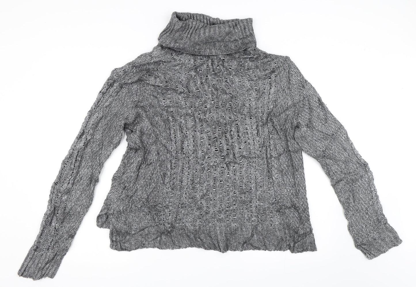 Paper Denim & Cloth Womens Grey   Pullover Jumper Size M