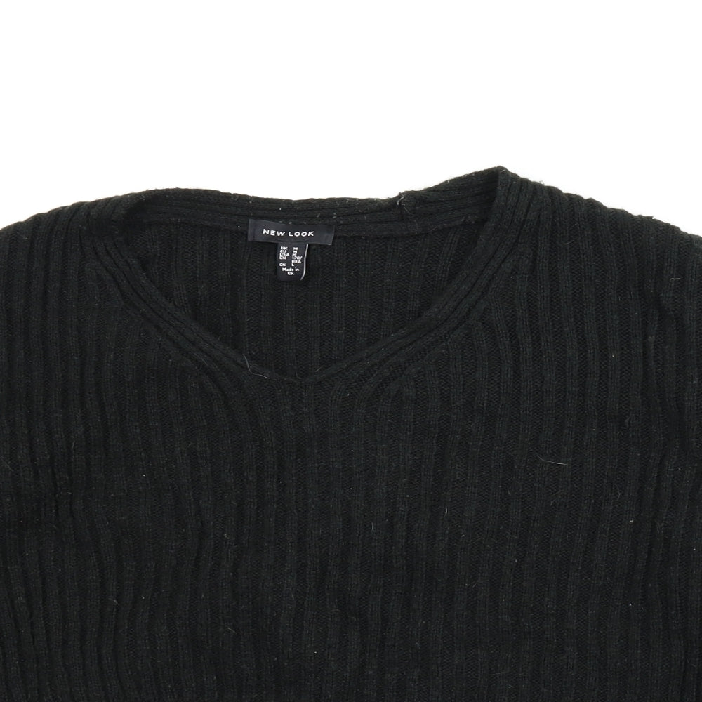 New Look Womens Black   Pullover Jumper Size M