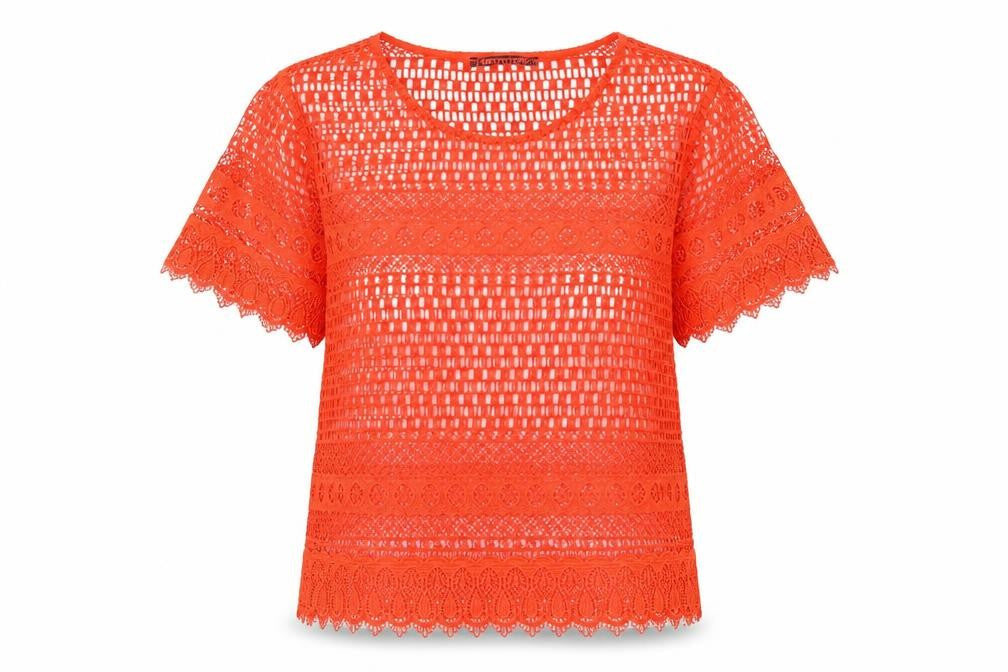 Marks & Spencer Womens Red Floral  Basic Blouse Size L