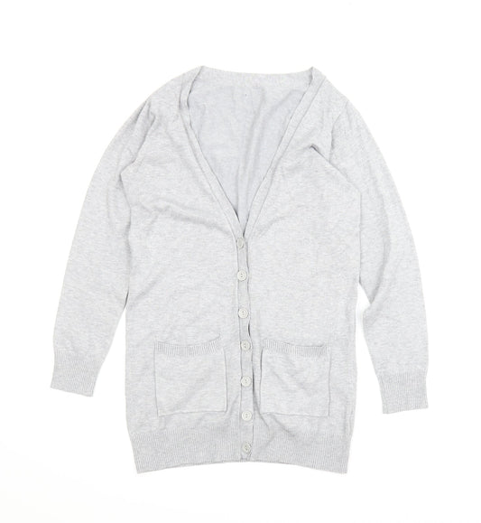 F&F Womens Grey   Cardigan Jumper Size 10