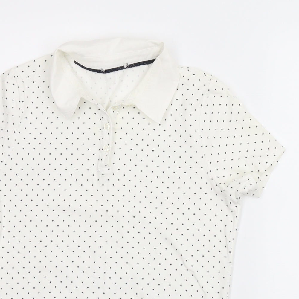 Preworn Womens White   Basic T-Shirt Size S