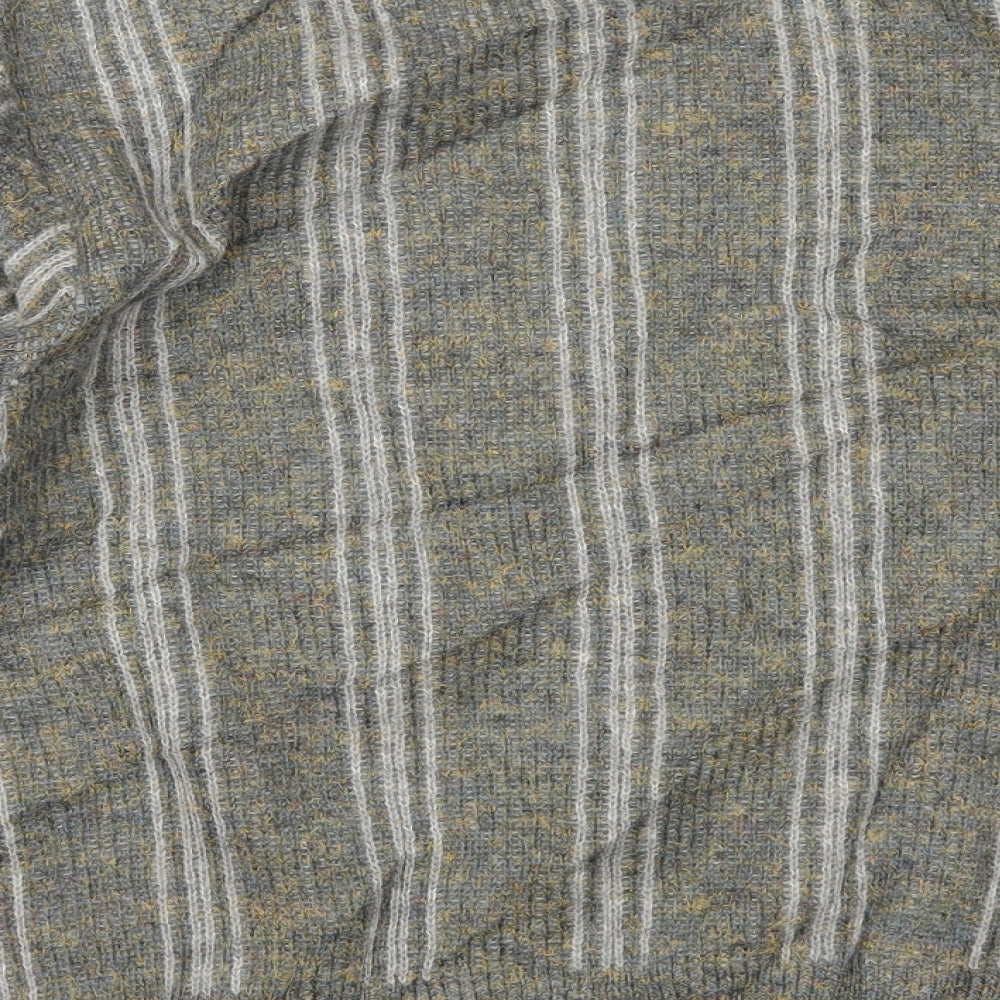 Strichschon Mens Grey Striped  Pullover Jumper Size XL
