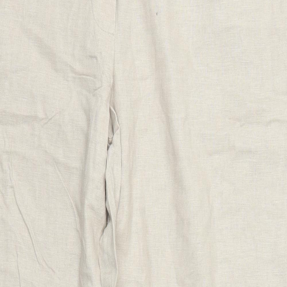 Marks and Spencer Womens Beige   Trousers  Size 16 L28 in