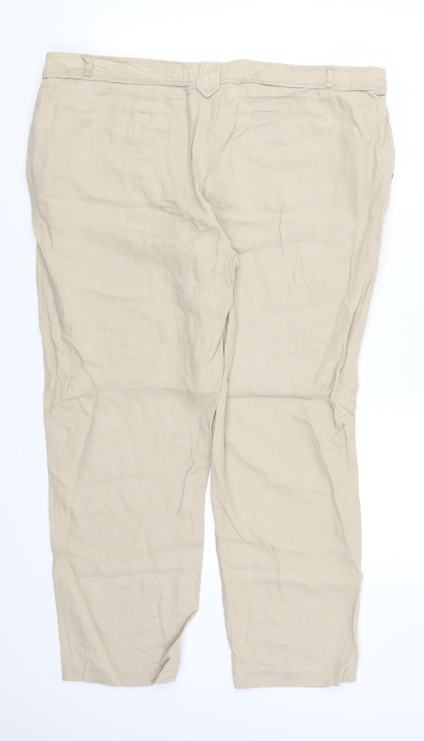 George Womens Beige   Trousers  Size 18 L26 in